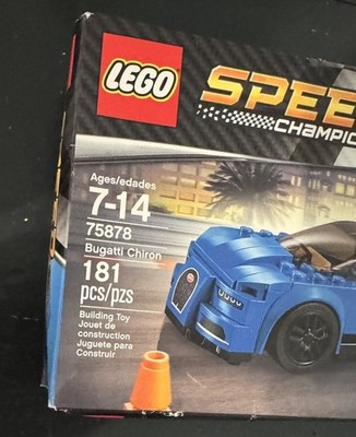 スコッティ LEGO 75878 SPEED CHAMPION Bugatti Chiron NEW & SEALED in damaged