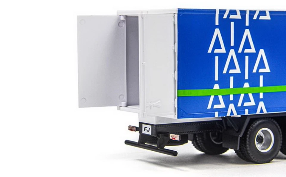 Camión Paudi 1/48 Mitsubishi FUSO CAINIAO cadena de frío distribución modelo diecast Foto 4 de 4