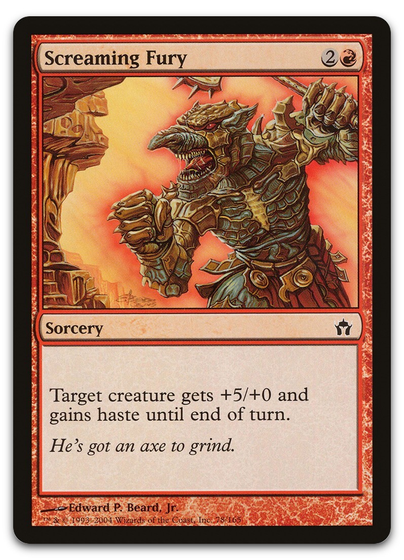 Screaming Fury #78 (LP) Fifth Dawn 5DN Magic MTG