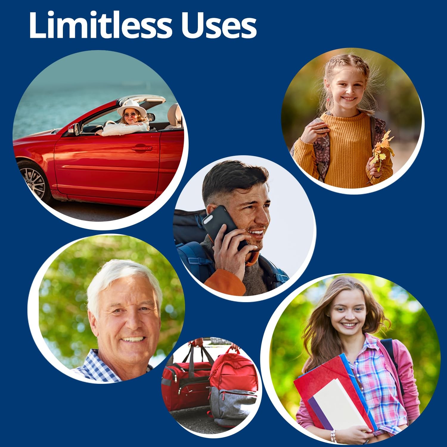 GPS Tracker Device for Vehicles, Cars, Loved Ones, Up to 30 Day Battery with ...