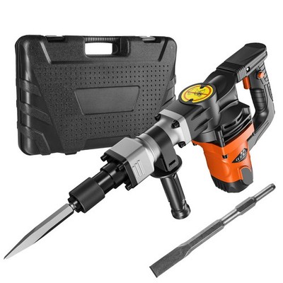 Demolition Jack Hammer, 1400W Electric Jackhammer Heavy Duty, 2900 BPM Concrete