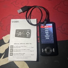 Lecteur vidéo MP3 Coby 8 Go noir MP815-8G occasion