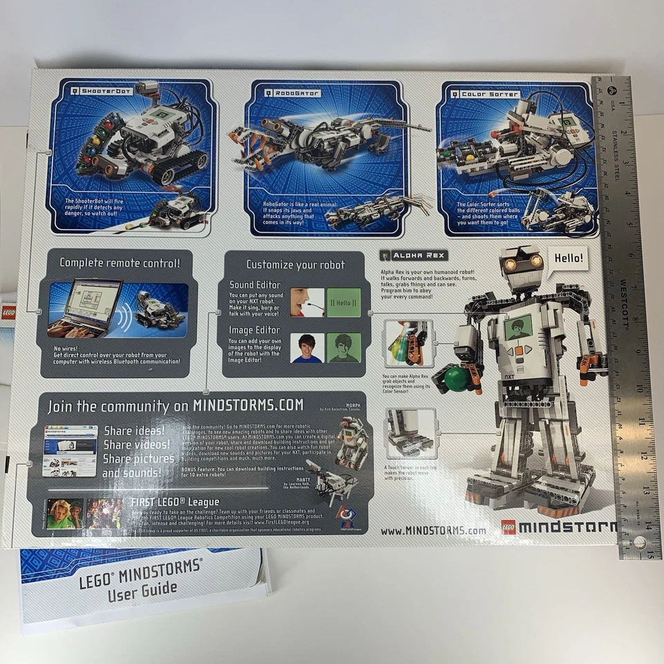 Lego Mindstorms NXT 2.0 8547 Tested Works - Missing Sticker Sheet - Image 3 of 4