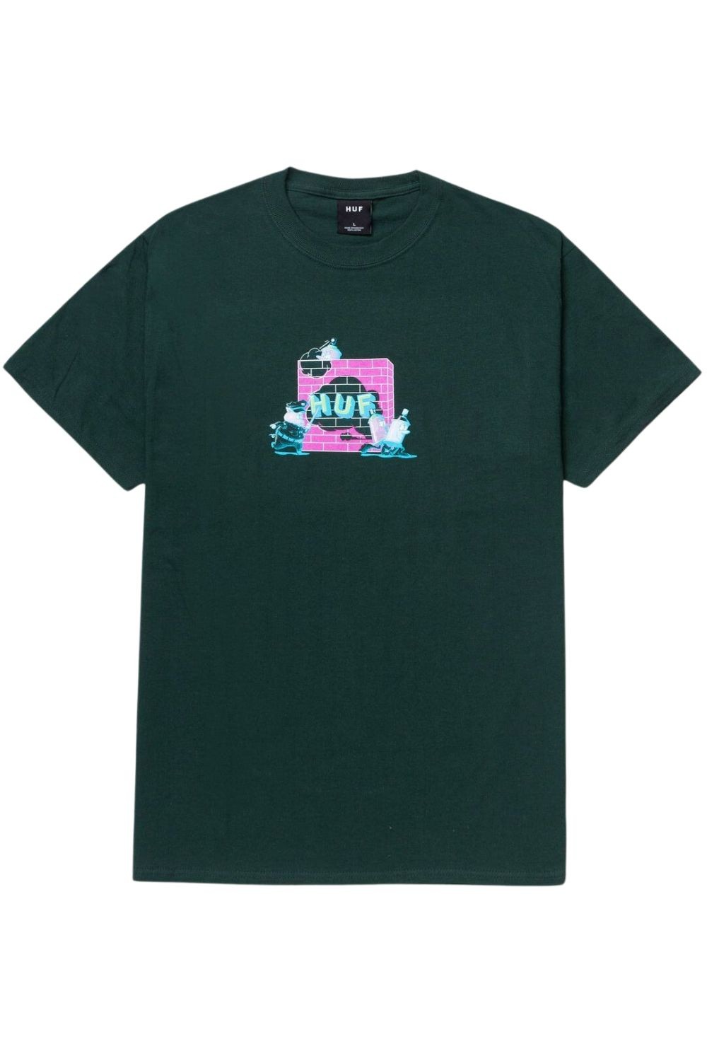 HUF Глянцевая футболка Wander-Футболка для мужчин