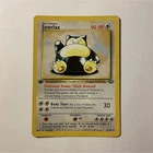 Pokémon TCG Snorlax Jungle Rare Regular 27/64 90 HP Basic 1st Edition 1999