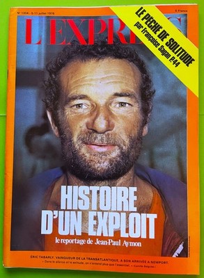 L EXPRESS 05.07.1976 SEGEL LIEGE NEWPORT ERIC TABARLY GESCHICHTE EINER LEISTUNG