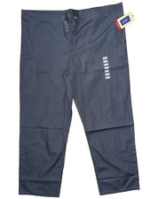 NWT Cherokee Mens Large Gray Traditional Scrubs Pants Workwear Style 4100