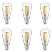 6Er Set Osram E27 Edison Besonders Effizientes Led Leuchtmittel Leistungsstark 3