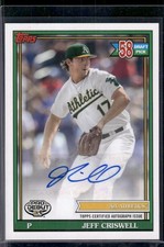 2021 Topps Pro Debut #PD-200 Jeff Criswell Autographs