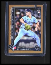 2025 Mason Fluharty Rookie Card -Topps #US138 Gold /2025 Toronto Blue Jays 