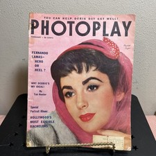 February 1954 PHOTOPLAY Magazine Elizabeth Taylor Cover