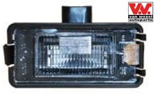 VAN WEZEL 4914920 Kennzeichenleuchte für Seat 