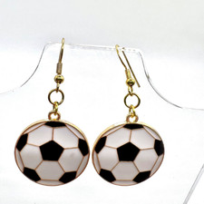 Soccer Earrings - Sports Earrings - Soccer Mom Accessories - Futball Earrings