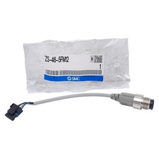 SMC ZS-46-5FM12 Cordset for Pressure Switch, 4-Pin M12 Male to Lead Connector