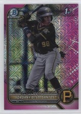 2022 Bowman Chrome Mega Box Pink Mojo Refractor 42/199 Yordany De Los Santos qw7