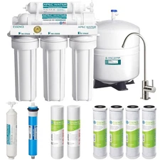 APEC Essence 5 Stage Reverse Osmosis RO Drinking Water Filter System ROES-50X
