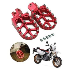 Dirt Bike Foot Pegs CNC Footpegs RM125/250/250Z RMX250 DRZ400/E/S/SM red