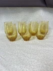 Set Of 7 Anchor Hocking Vintage Regal Swirl Brown Glass Tumblers 4.75” 12 oz