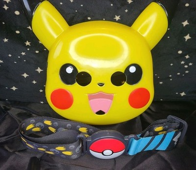 2018 Pokemon Ball Clip N Go Kid's Toy Belt Pikachu and 2016 hard plastic mask 