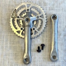 Set pedivelle vintage Suntour XC Comp MD 175 mm tripla 42-32-20T quadrata Giappone