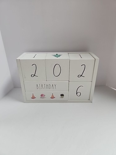 Rae Dunn Block Calendar 9 Piece Set Holidays Soecial Occaisions