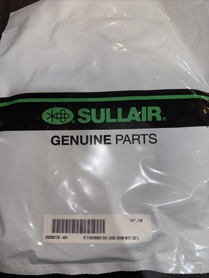 SULLAIR 02250179-431 P. THERMISTOR 3000 OHM NTC 20'L OEM PART 02250179431
