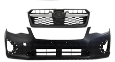 Front Bumper Cover Fascia & Grille Assembly Kit For 2012-2014 Subaru Impreza