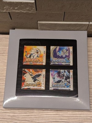 Pokemon Center Original Package Pins Sun Moon Ultra Sun Ultra Moon Japan Rare
