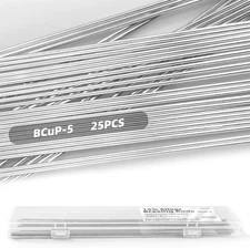 25Pcs 15% Silver Brazing Rods, (0.08" Bcup-5 