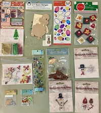 Lot of Christmas Stickers! Jolee’s Boutique, Lil Davis, Nicole, Etc!