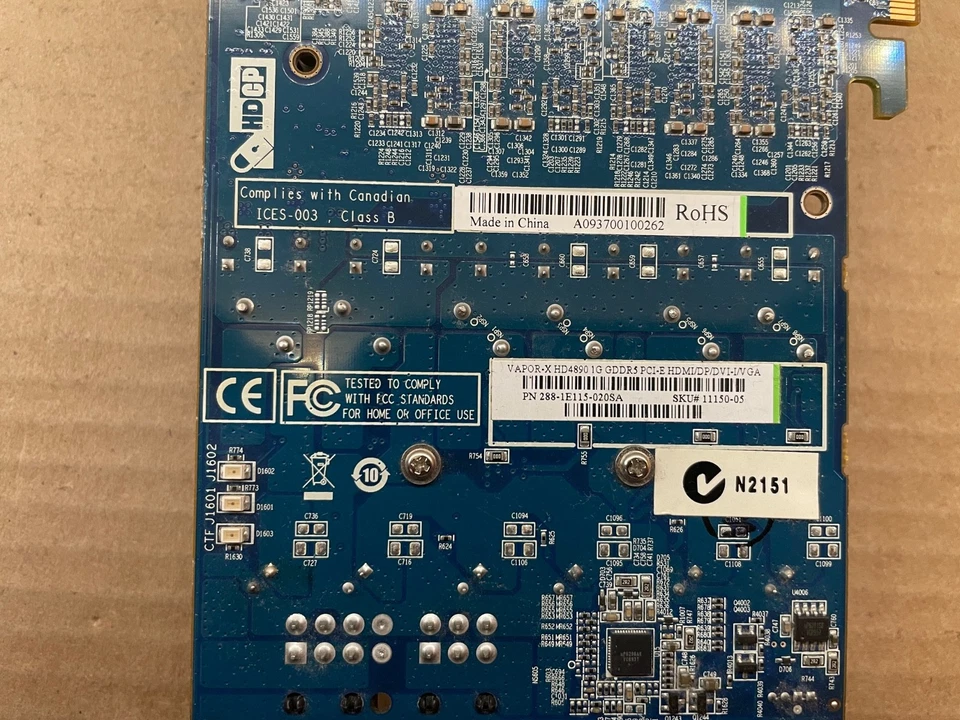 Sapphire Vapor-X ATI AMD Radeon HD4890 1GB GDDR5 PCIe x16 288-1E115-020SA - Image 3 of 4