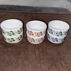RARE Vintage Mid Century Arcopal Knorr White Milk Glass Bowls Set Of 6