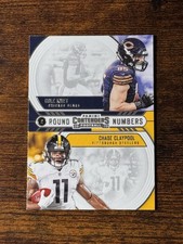 2020 Cole Kmet & Chase Claypool Panini Contenders ROUND 2 NUMBERS #RN-KC