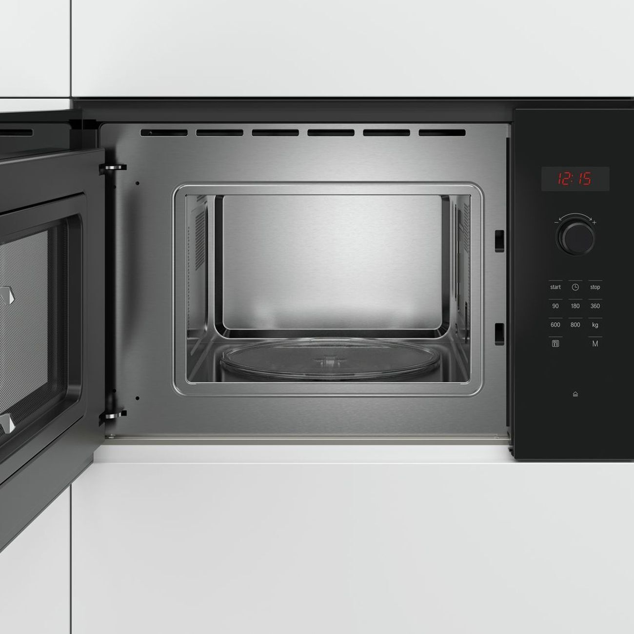Bosch BFL523MB0B Built in Microwave with Touch Controls Black