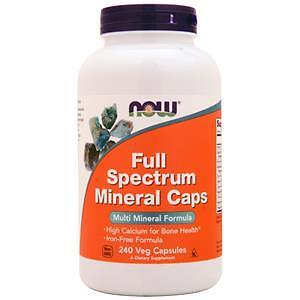 Now Full Spectrum Mineral Caps Iron-Free 240 vcaps