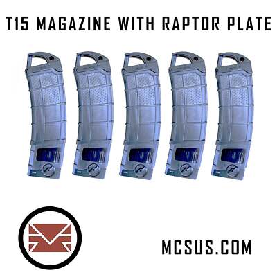 T15 Magazine With Raptor Plate (5 Pack) | eBay