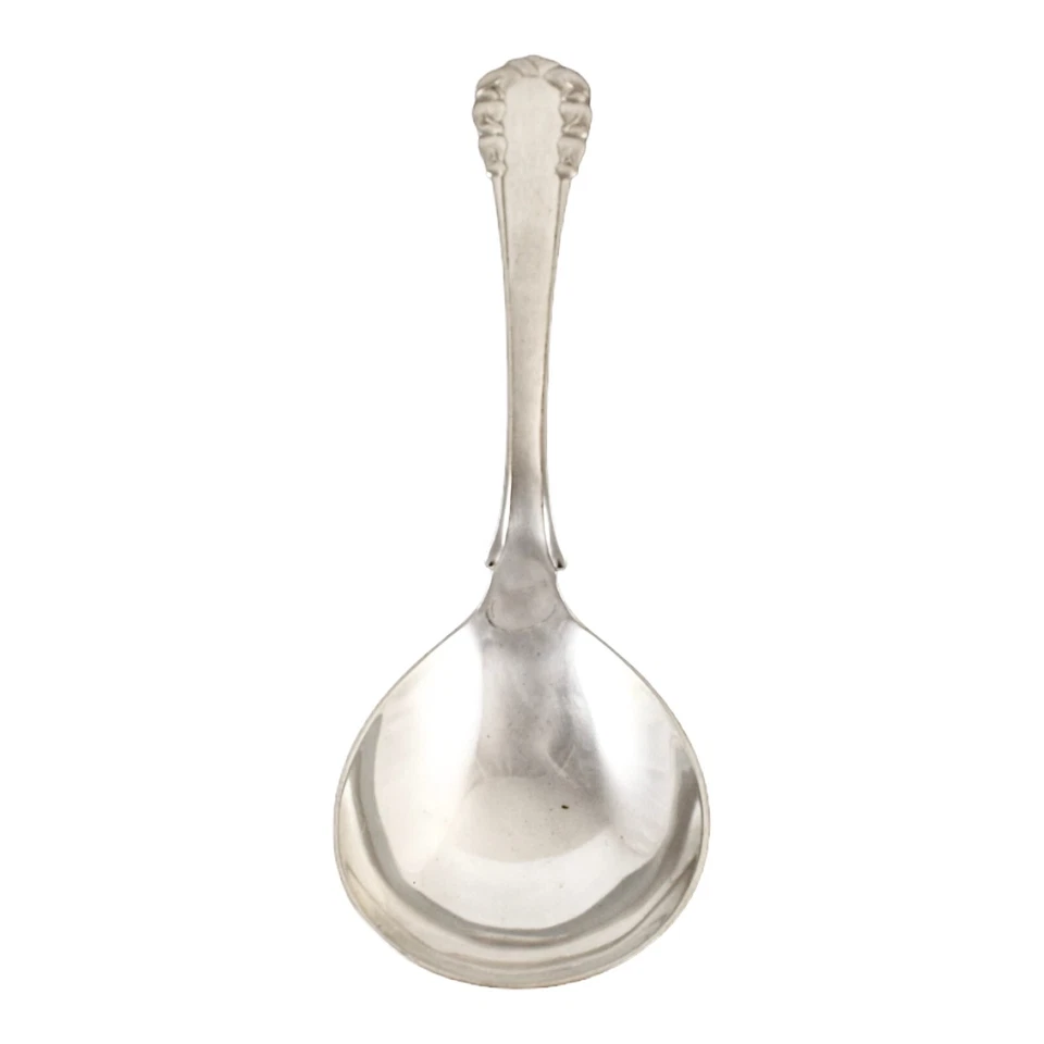 Antigua cuchara de servir Georg Jensen 830 plata Lirio del Valle / Liljekonval Foto 3 de 4