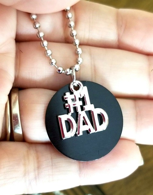 New Handmade 1 Dad Charm Necklace eBay