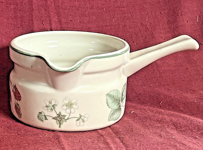 Vintage Wedgwood Raspberry Cane Sauciere/Sauce Boat Top/Neuwertig