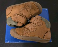 Boy's Boots Stride Rite SM Martin Size 4M Tan BB033601 Little Kid New With Box