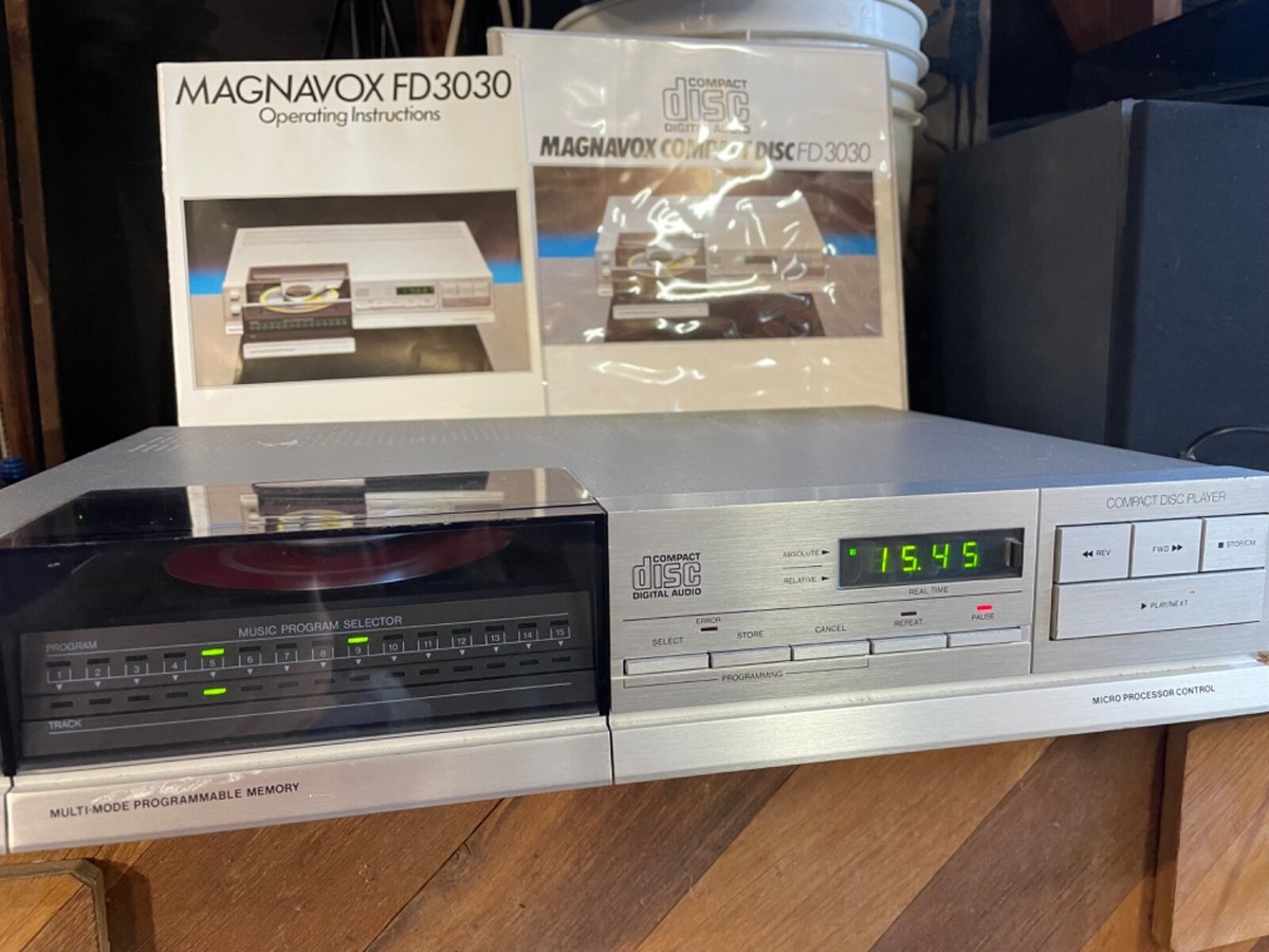 ミュージック machine 15th Anniversary DVD Penicillin MAGNAVOX FD-3030 CD PLAYER (Original Owner) w/manual