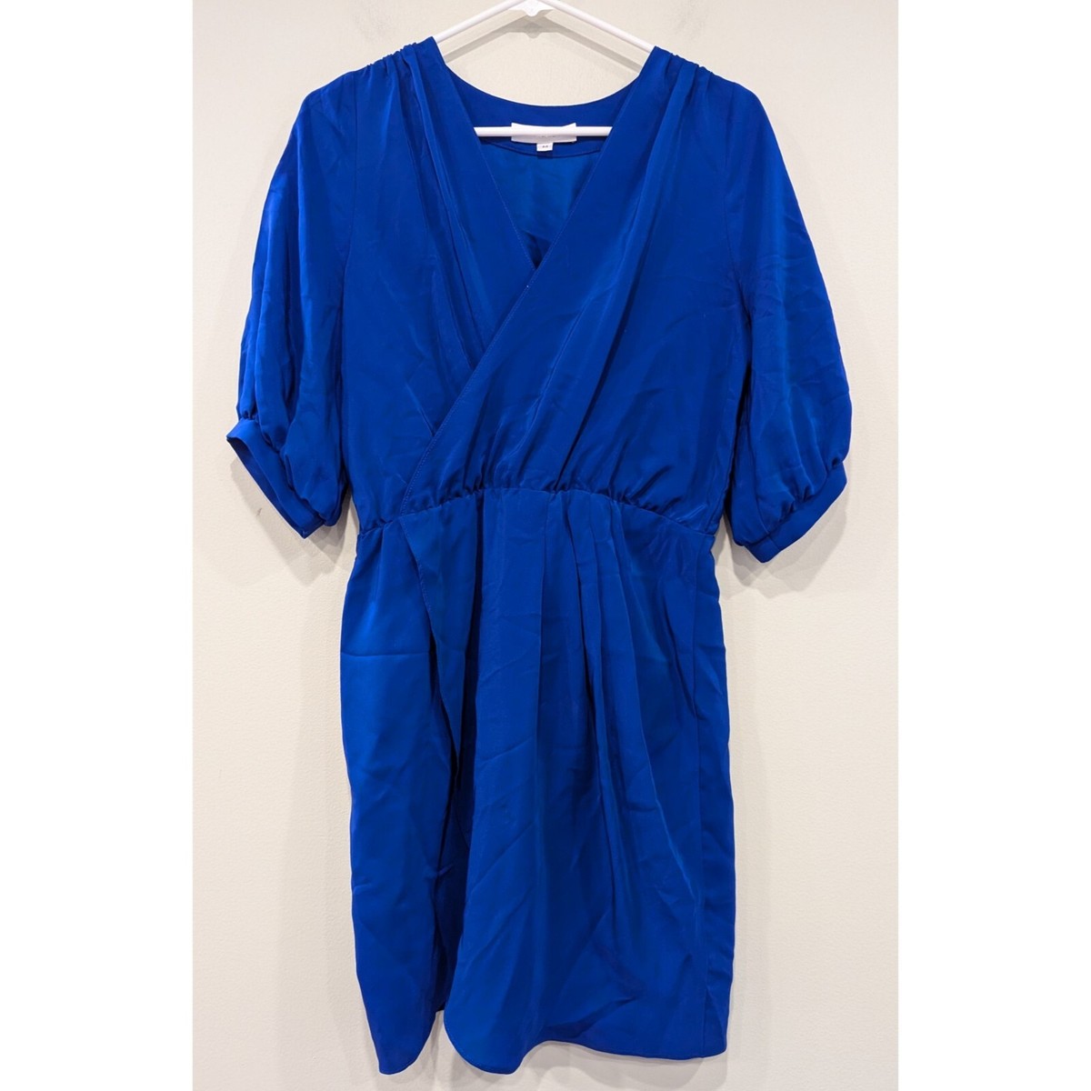 Amanda Uprichard Royal Blue 100% Silk Wrap Front Dress Size Medium | eBay Amanda Uprichard Royal Blue 100% Silk Wrap Front Dress Size Medium | eBay