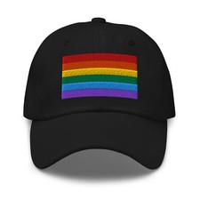 LGBTQ Rainbow Flag Gay Pride Baseball Cap Dad hat