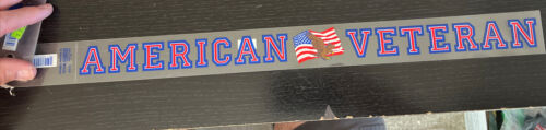 American Veteran Window emblem sticker decal military window USA Army Marine - Picture 1 of 1