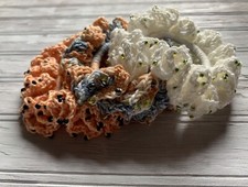 Handmade Crochet Scrunchies Set Of Three