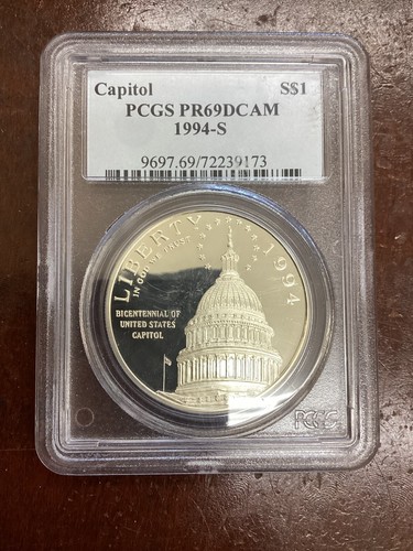 1994 S Capitol S$1 PCGS PR69DCAM
