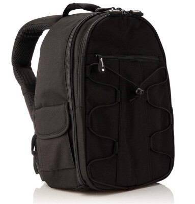 Amazon Basics Camera Backpack for Nikon/Canon DSLR/Mirrorless Camera  Systems