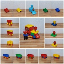 Lego Duplo Schiebelok Waggon Zugfront Schornstein selbst zusammenstellen