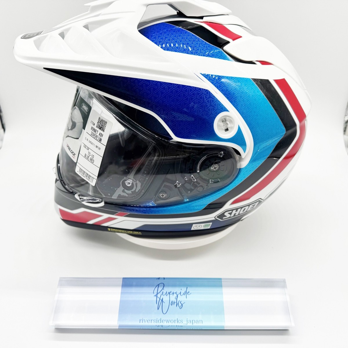 Shoei Hornet ADV SOVEREIGN TC-10 Motorcycle Helmet Size XL 61cm