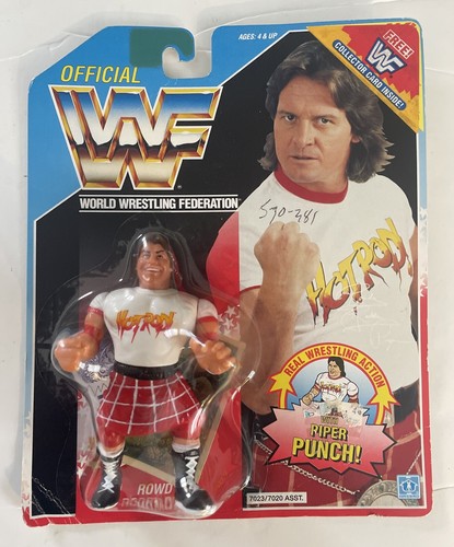 Rowdy Roddy Piper with Piper Punch WWF Vtg Hasbro ...